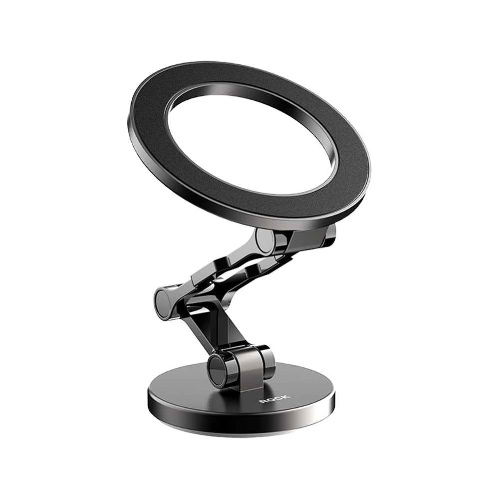 ROCK UCHWYT SAMOCHODOWY MAGNETYCZNY Q08 RING PRZYKLEJANY DO DESKI CZARNY