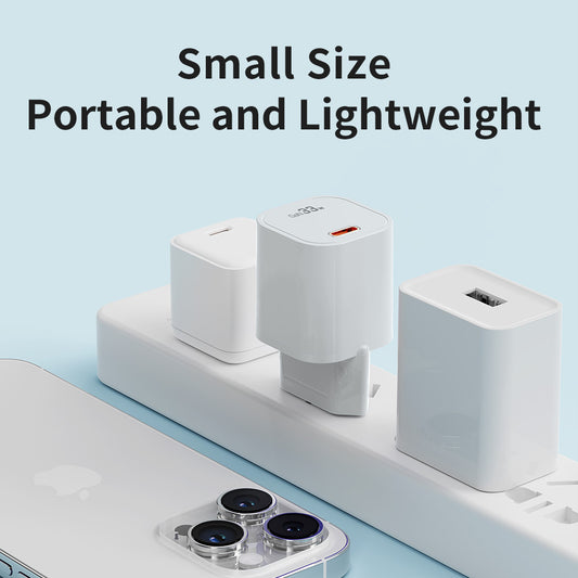 ROCK ŁADOWARKA SIECIOWA T88 SUGAR CUBE SERIES GAN - TYP C - QC 3.0 PD 33W 3A BIAŁA