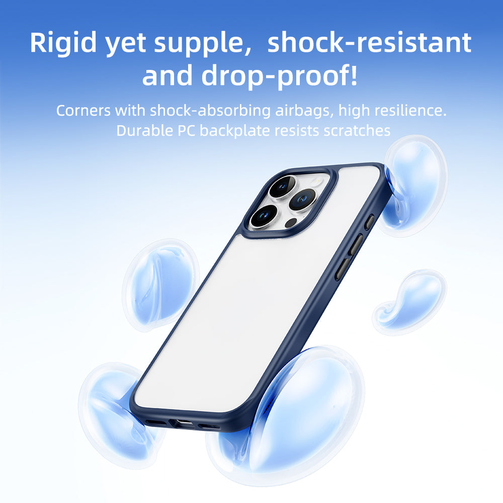 ROCK ETUI GUARD SERIES DO IPHONE 16 PRO MAX PRZEZROCZYSTO-SZARE