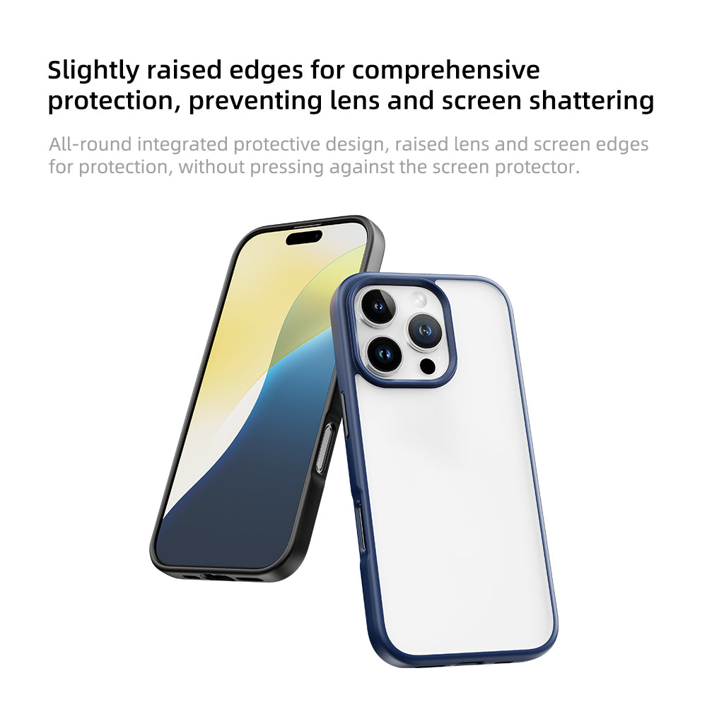 ROCK ETUI GUARD SERIES DO IPHONE 16 PRO MAX PRZEZROCZYSTO-SZARE