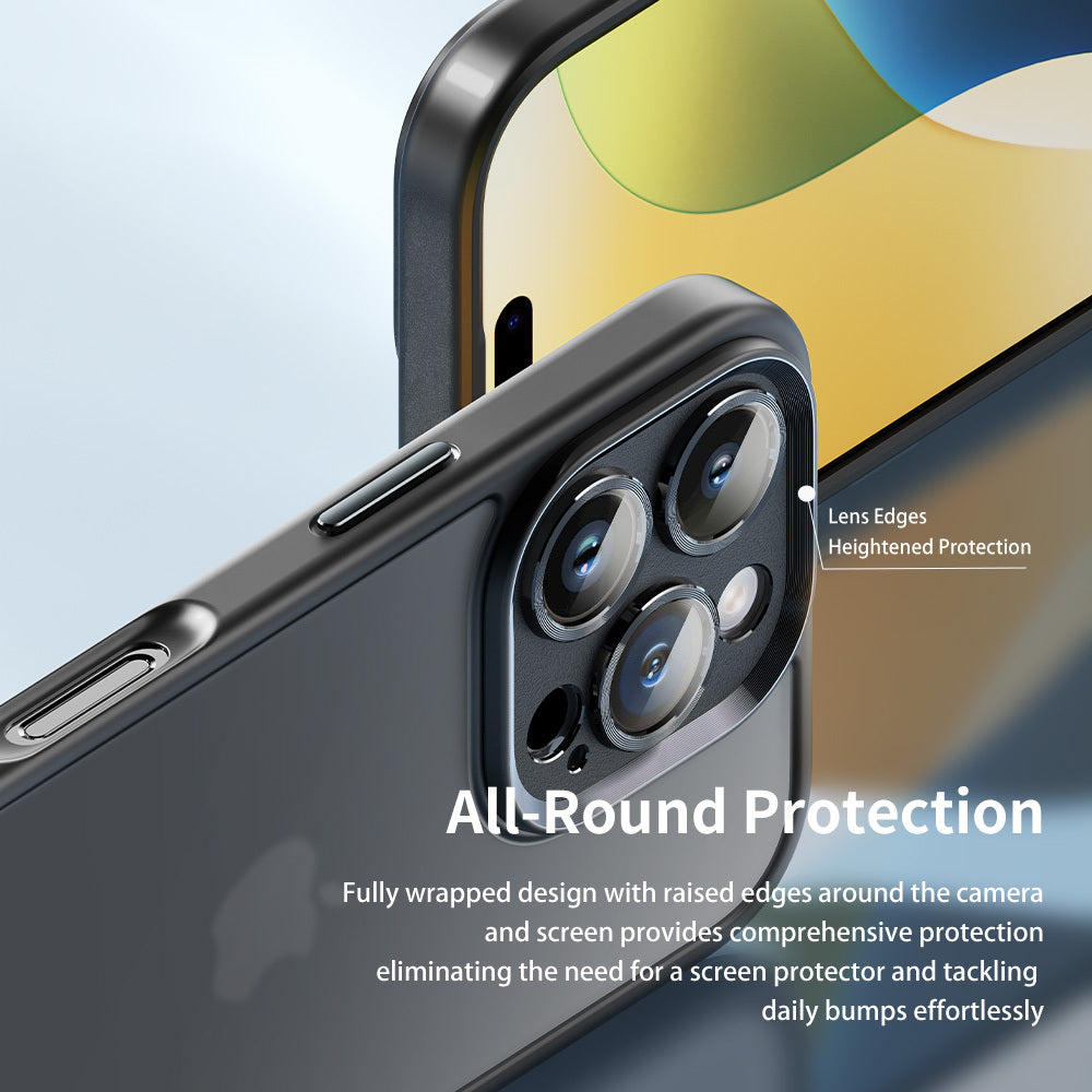 ROCK ETUI GUARD TOUCH MATTE SERIES DO IPHONE 16 PRO MAX SZARE