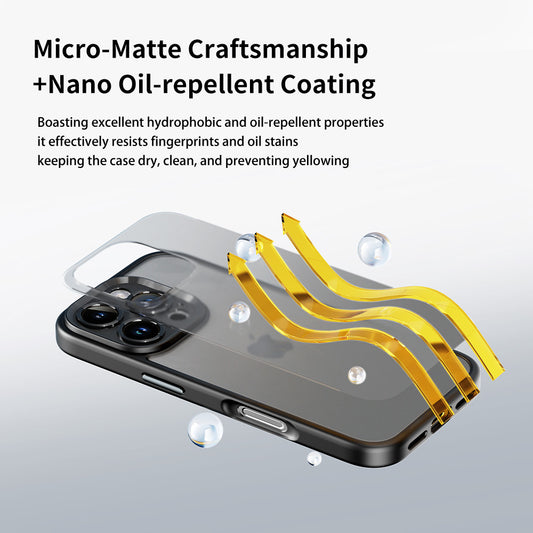 ROCK ETUI GUARD TOUCH MATTE SERIES DO IPHONE 16 PRO NIEBIESKIE