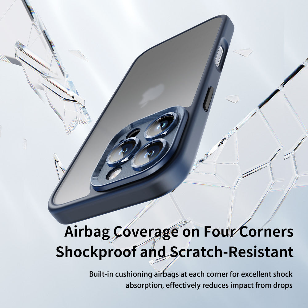ROCK ETUI GUARD TOUCH MATTE SERIES DO IPHONE 16 PRO SZARE