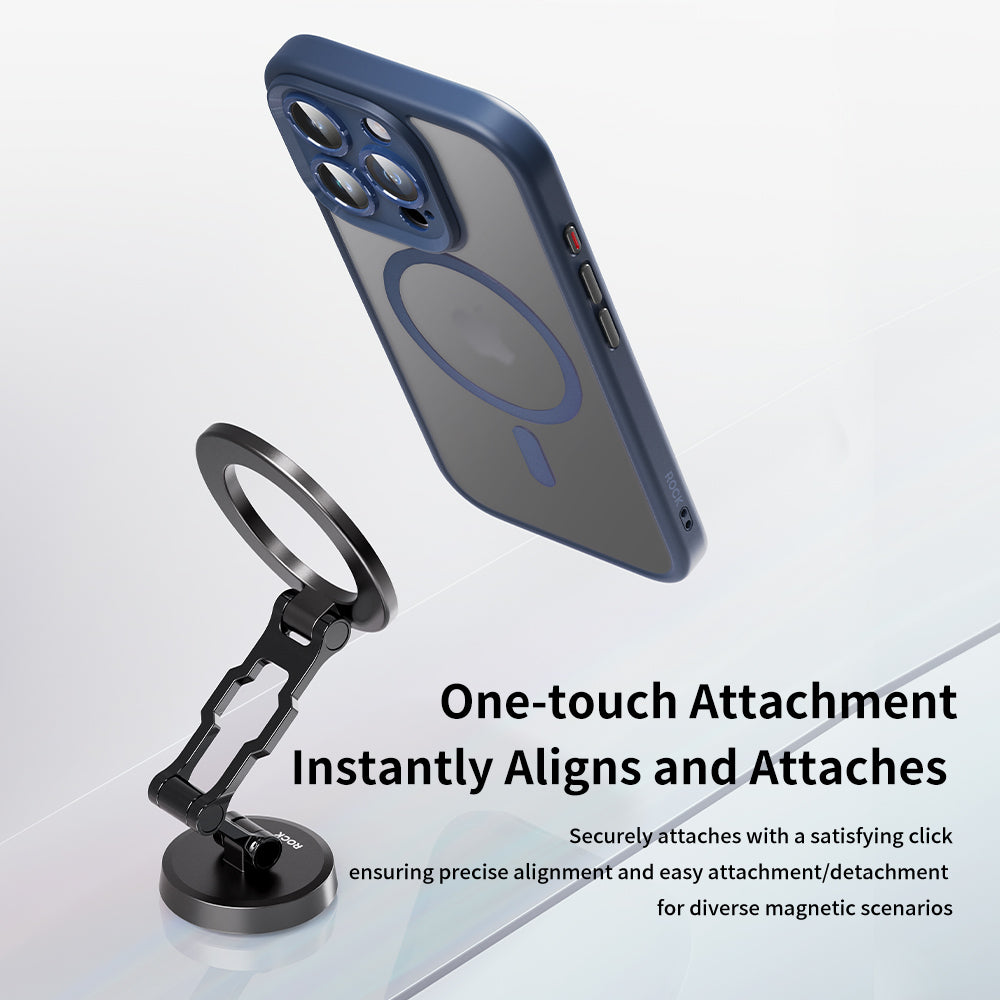 ROCK ETUI GUARD TOUCH MATTE SERIES MAGNETIC DO IPHONE 16 PRO NIEBIESKIE