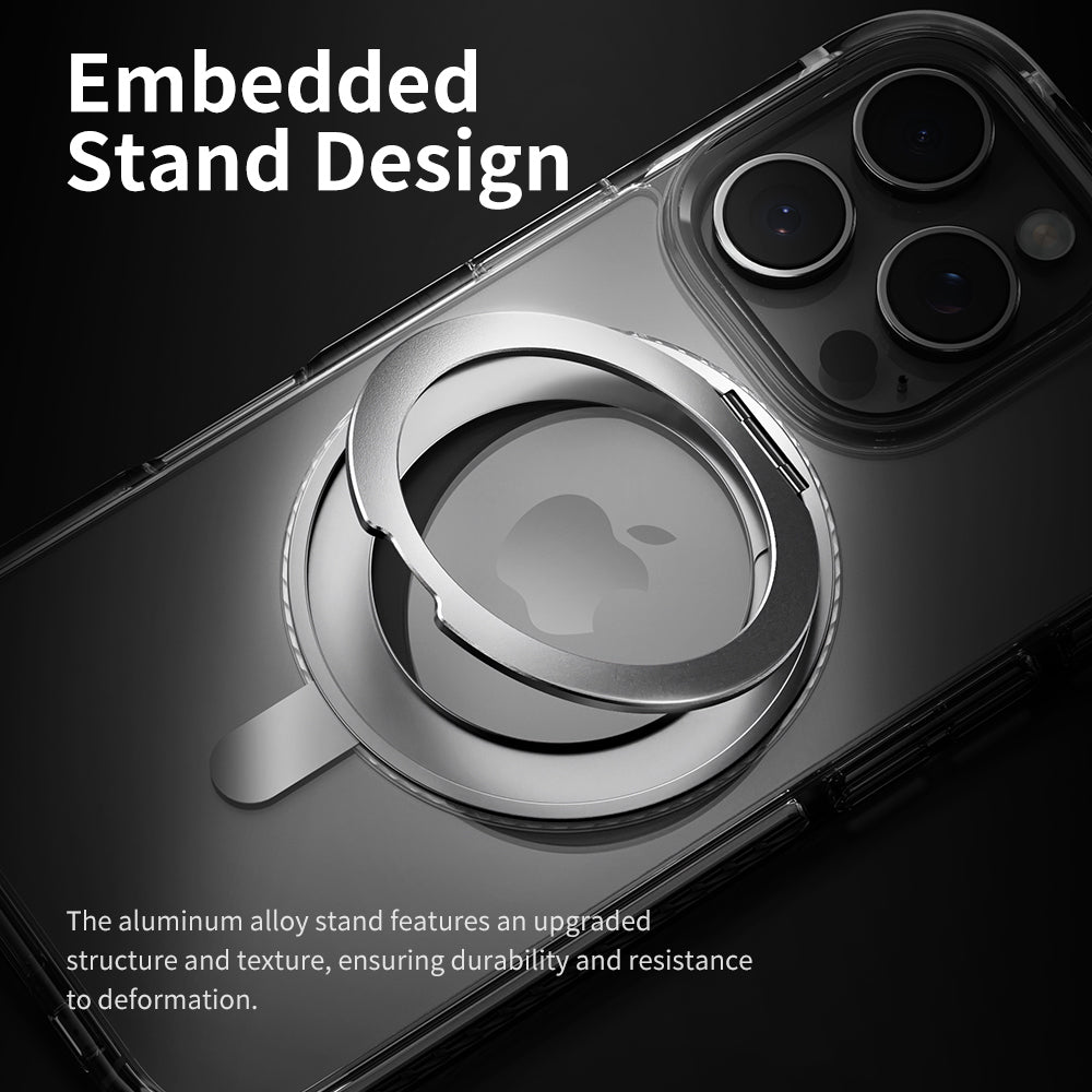 ROCK ETUI ROTATING STAND CRYSTAL SERIES MAGNETIC DO IPHONE 16 CZARNE