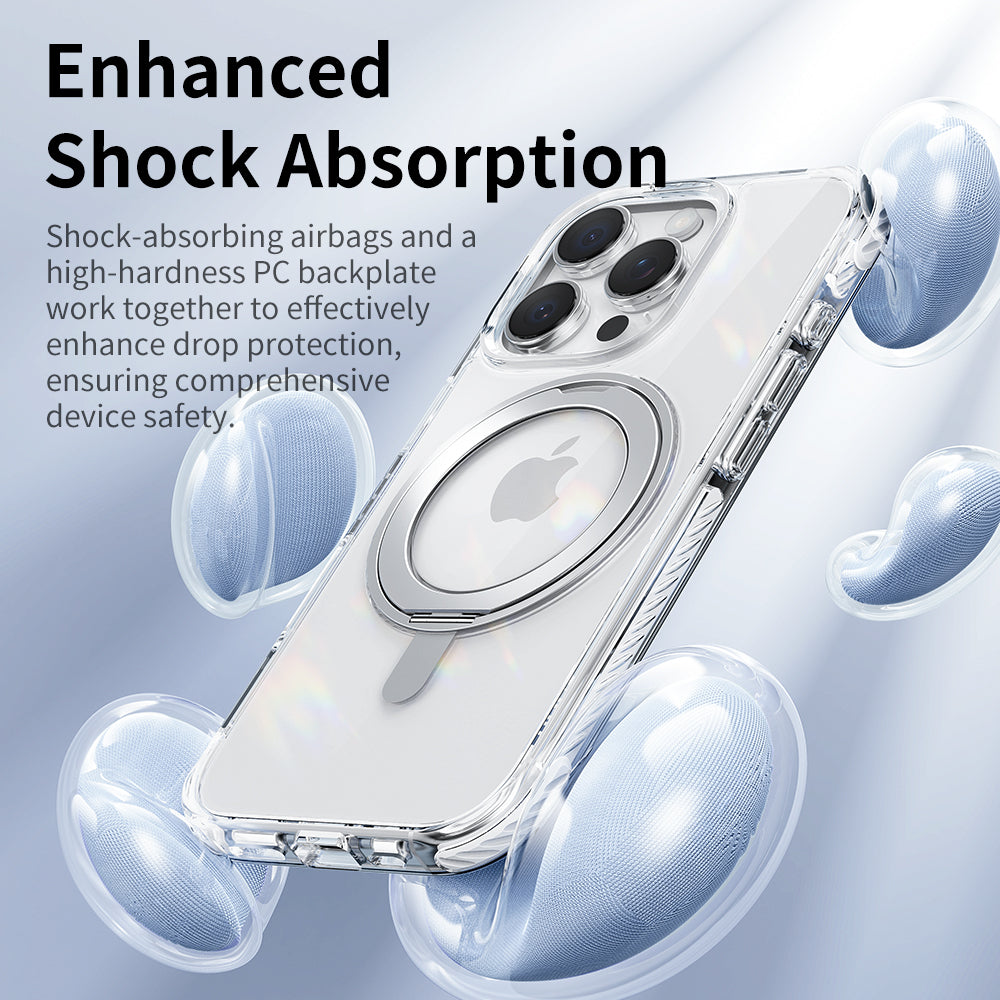 ROCK ETUI ROTATING STAND CRYSTAL SERIES MAGNETIC DO IPHONE 16 CZARNE