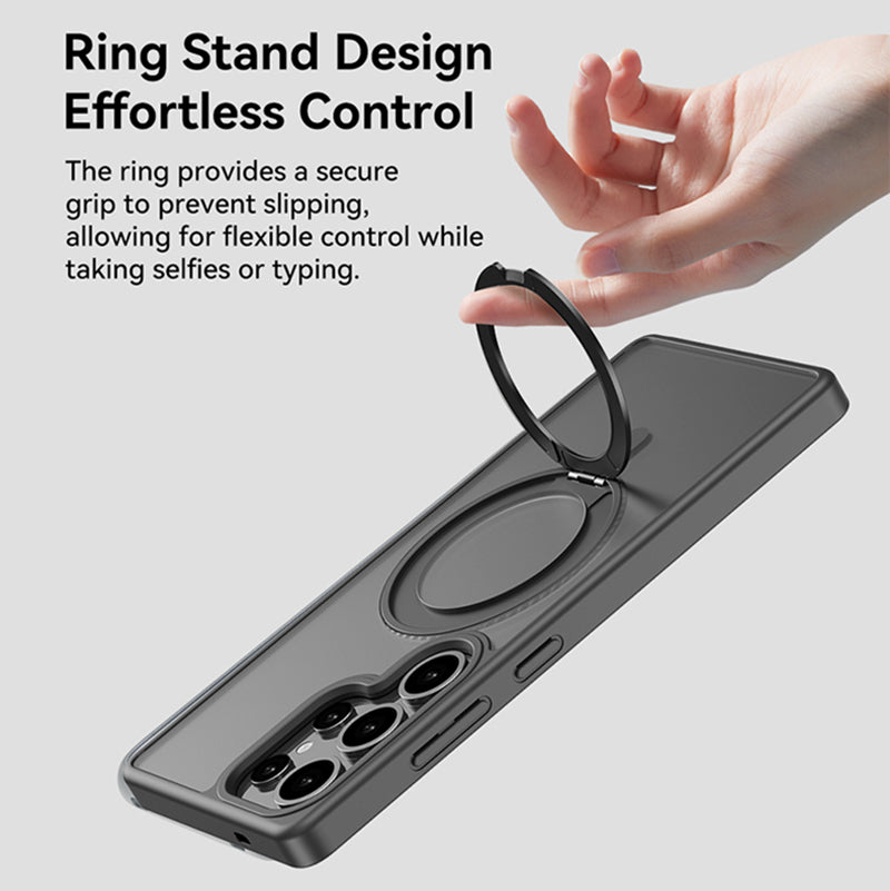 ROCK ETUI ROTATING STAND SOFT TOUCH SERIES MAGNETIC DO SAMSUNG GALAXY S25 ULTRA CZARNE
