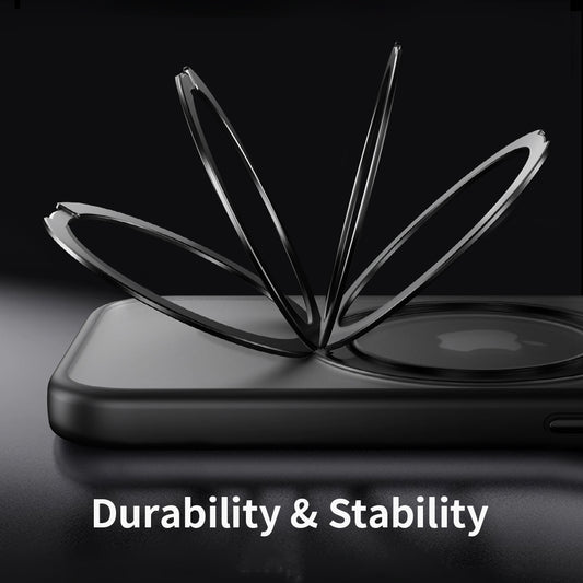 ROCK ETUI CRYSTAL ROTATING TOUCH SERIES MAGNETIC DO IPHONE 16 PRO CZARNE