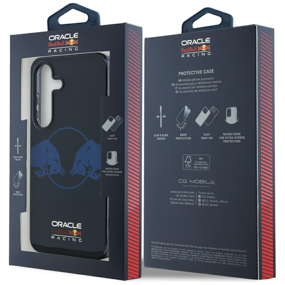 ORIGINAL CASE RED BULL TWO BULLS LOGO MAGSAFE FOR SAMSUNG GALAXY S25 NAVY