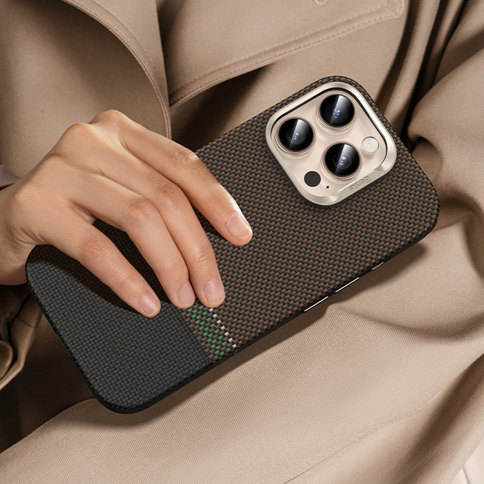 BENKS ETUI MAGNETIC ARMOR PRO PRESTIGE KEVLAR 600D (Y066) DO IPHONE 16 PRO MAX (CAMERA CONTROL BUTTON)