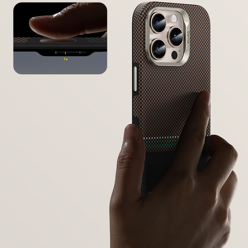 BENKS ETUI MAGNETIC ARMOR PRO PRESTIGE KEVLAR 600D (Y066) DO IPHONE 16 PRO MAX (CAMERA CONTROL BUTTON)