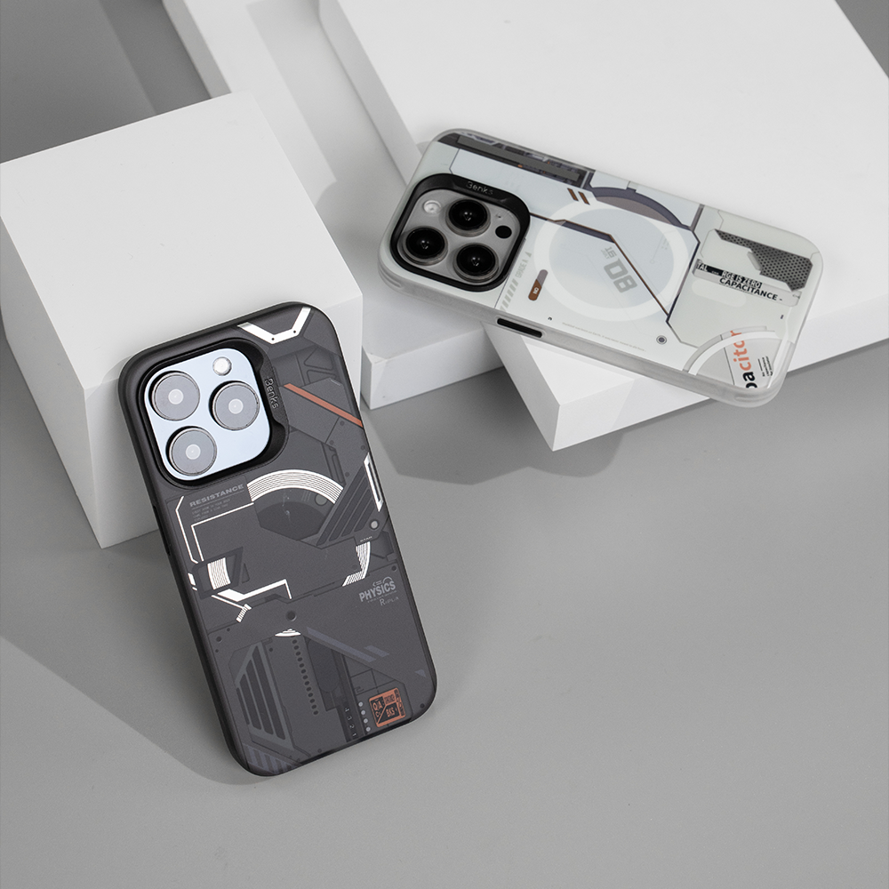 BENKS ETUI MAGNETIC MECHA SERIES DO IPHONE 16 PRO MAX CZARNY