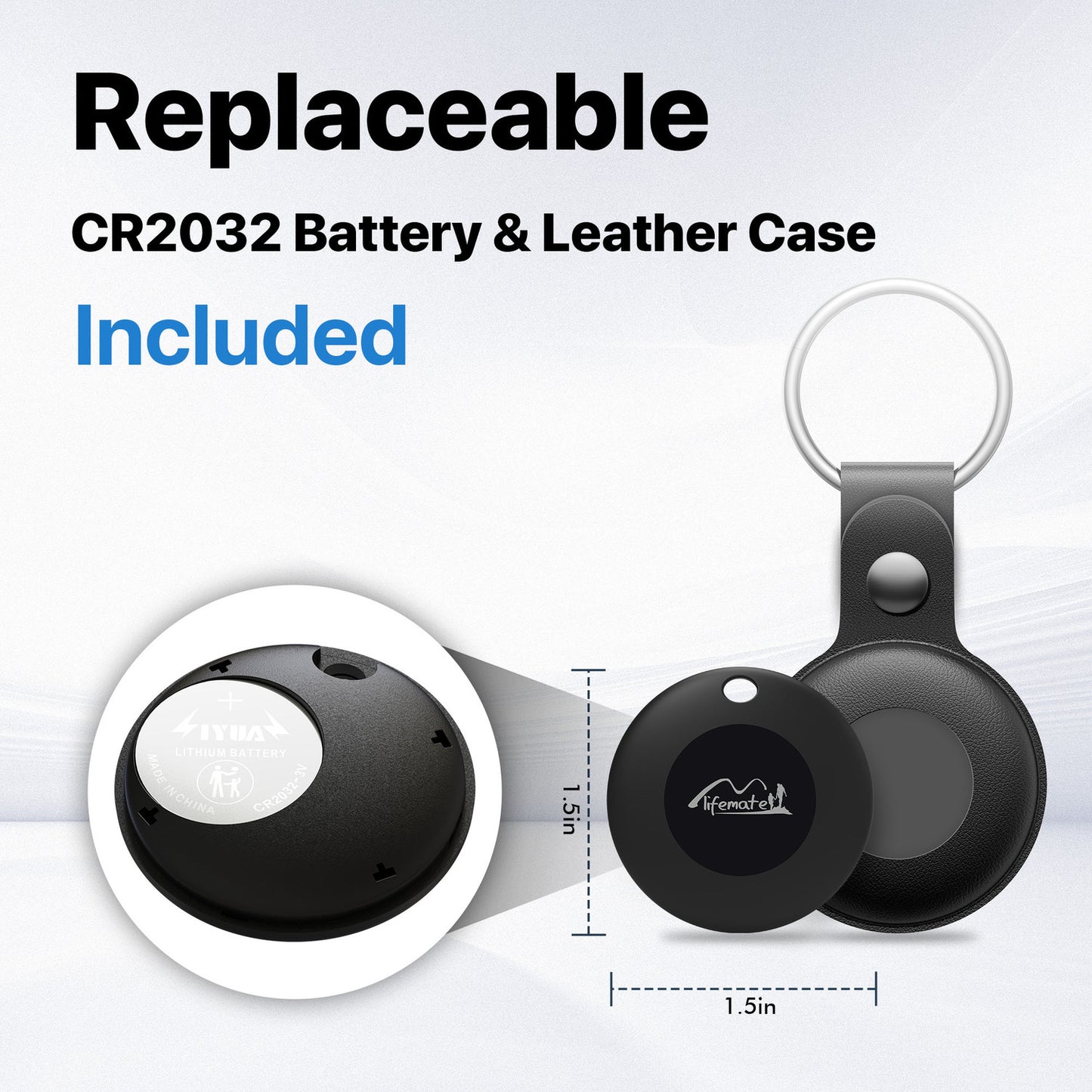 LIFEMATE LOKALIZATOR GPS BLUETOOTH LIFETAG TRACKER HD-P16-3 ANDROID + ETUI BRELOK CZARNY