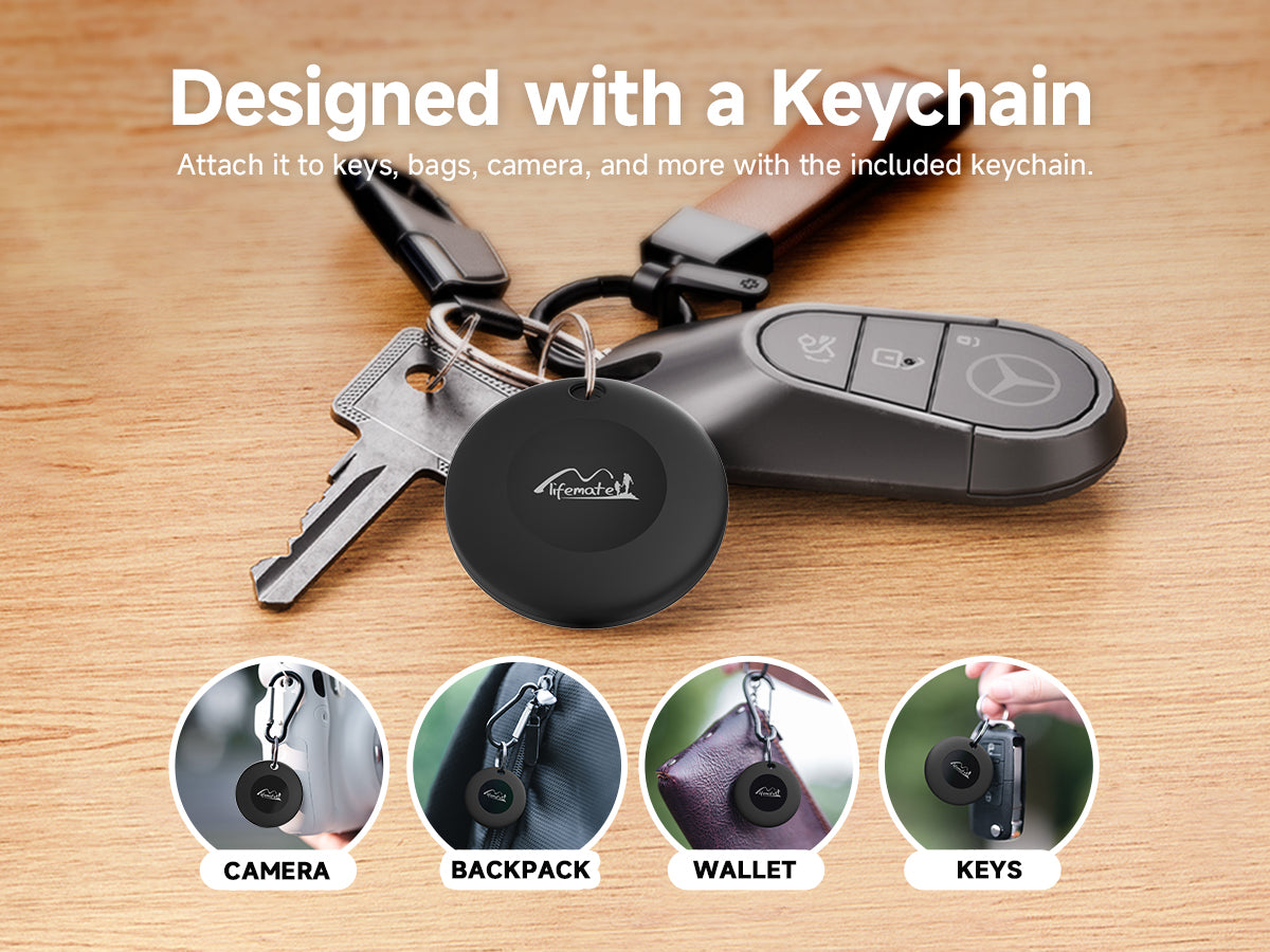 LIFEMATE LOKALIZATOR GPS BLUETOOTH LIFETAG TRACKER HD-P16-3 ANDROID + ETUI BRELOK CZARNY