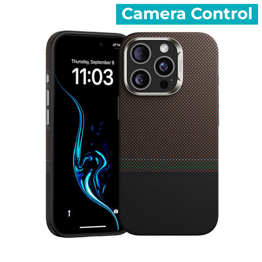 BENKS ETUI MAGNETIC ARMOR PRO PRESTIGE KEVLAR 600D (Y066) DO IPHONE 16 PRO MAX (CAMERA CONTROL BUTTON)