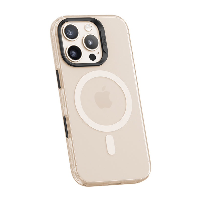 BENKS ETUI MAGNETIC LUCID ARMOR (C066) DO IPHONE 16 PRO MAX ZŁOTY (CAMERA CONTROL BUTTON)