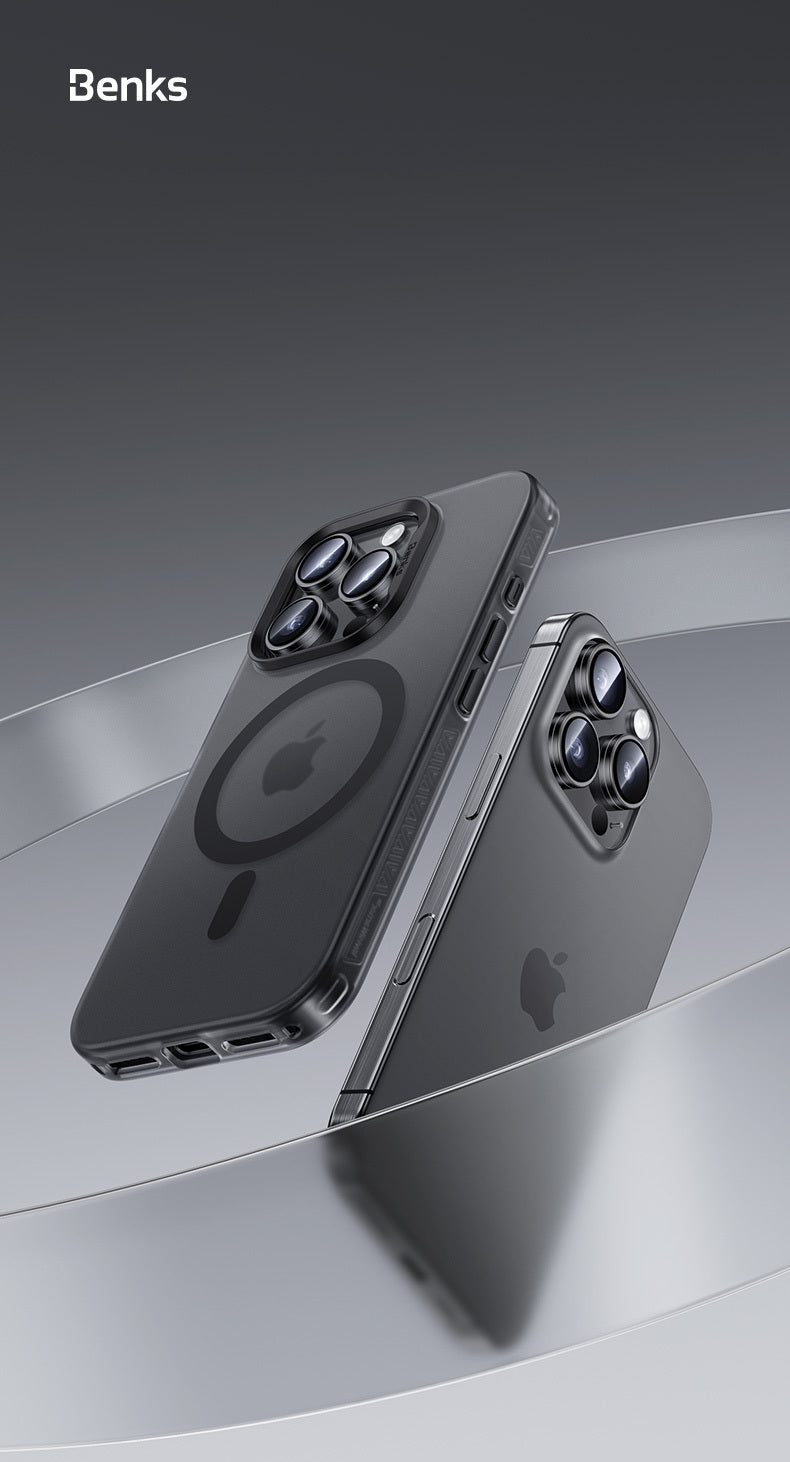 BENKS ETUI MAGNETIC LUCID ARMOR (C066) DO IPHONE 16 PRO MAX ZŁOTY (CAMERA CONTROL BUTTON)