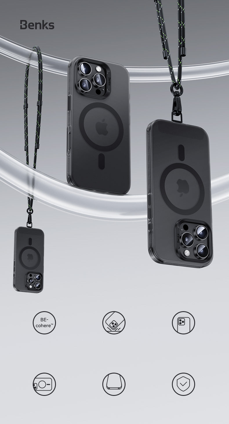 BENKS ETUI MAGNETIC LUCID ARMOR (C066) DO IPHONE 16 PRO MAX ZŁOTY (CAMERA CONTROL BUTTON)