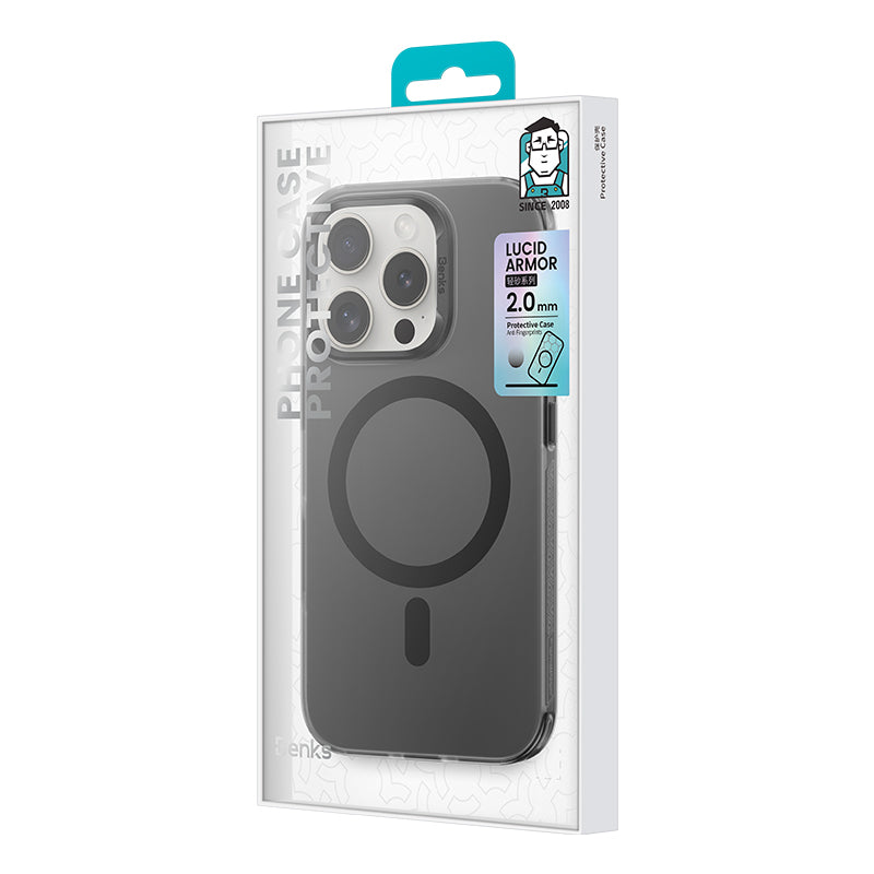 BENKS ETUI MAGNETIC LUCID ARMOR (C066) DO IPHONE 16 PRO MAX ZŁOTY (CAMERA CONTROL BUTTON)