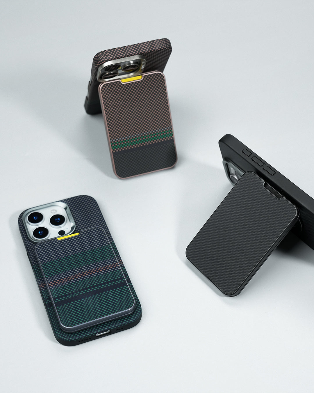 BENKS PODSTAWKA WALLET MAGNETIC ARMORGO KEVLAR AURORA LIGHT