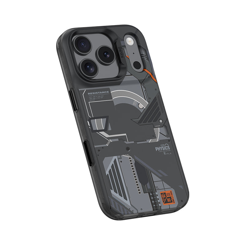 BENKS ETUI DYNAMIC MAGNETIC MECHA (D069) DO IPHONE 17 PRO CZARNY (CAMERA CONTROL BUTTON)