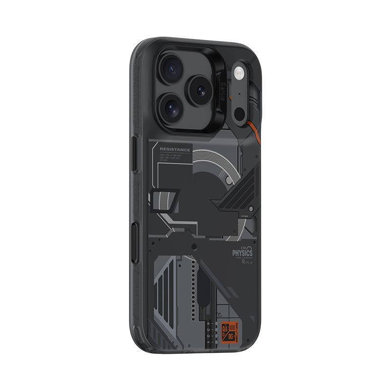 BENKS ETUI DYNAMIC MAGNETIC MECHA (D069) DO IPHONE 17 PRO CZARNY (CAMERA CONTROL BUTTON)
