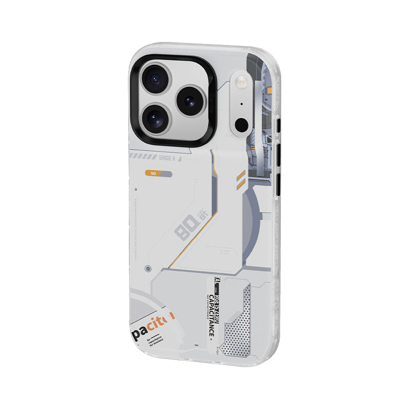 BENKS ETUI DYNAMIC MAGNETIC MECHA (E070) DO IPHONE 17 PRO MAX BIAŁY (CAMERA CONTROL BUTTON)