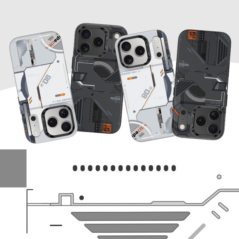 BENKS ETUI DYNAMIC MAGNETIC MECHA (D069) DO IPHONE 17 PRO CZARNY (CAMERA CONTROL BUTTON)