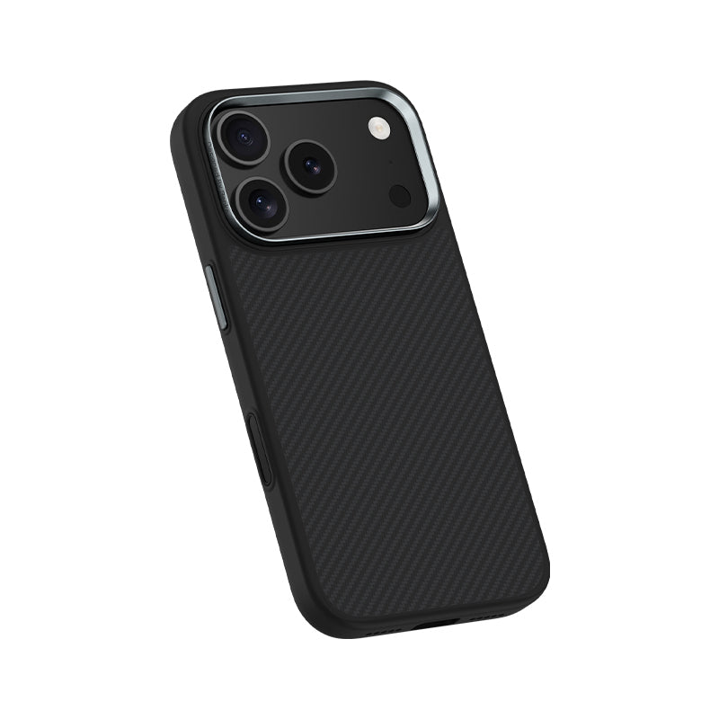 BENKS ETUI MAGNETIC ARMOR PRO KEVLAR METAL FRAME 600D (A070) DO IPHONE 17 PRO MAX CZARNY (CAMERA CONTROL BUTTON)