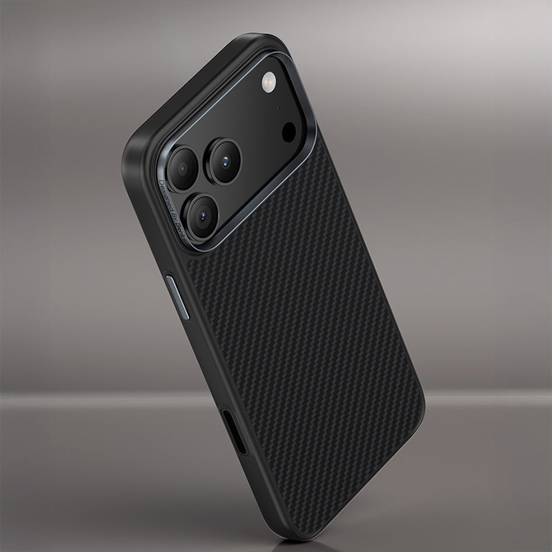 BENKS ETUI MAGNETIC ARMOR PRO KEVLAR METAL FRAME 600D (A070) DO IPHONE 17 PRO MAX CZARNY (CAMERA CONTROL BUTTON)