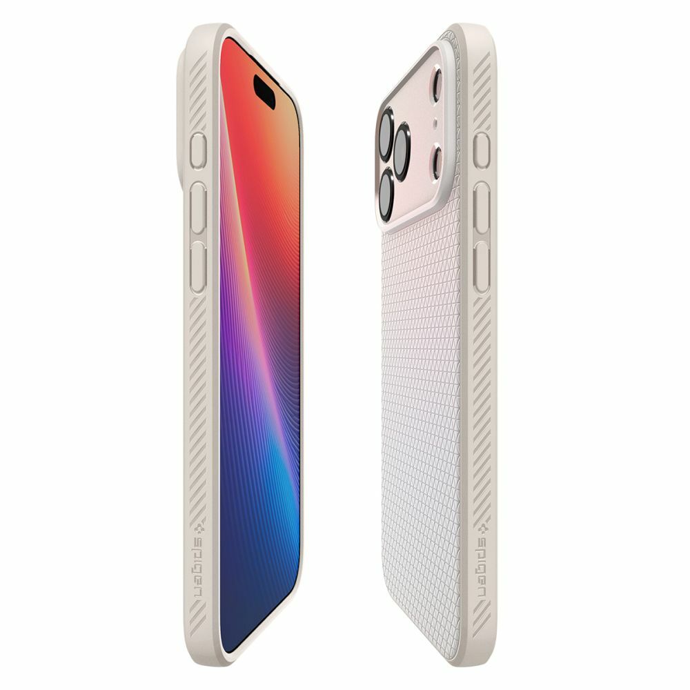 ETUI SPIGEN LIQUID AIR ACS10334 DO IPHONE 17 PRO - NATURAL TITANIUM
