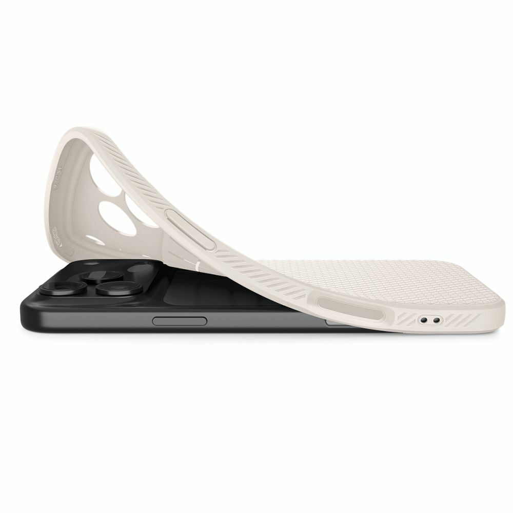 ETUI SPIGEN LIQUID AIR ACS10334 DO IPHONE 17 PRO - NATURAL TITANIUM