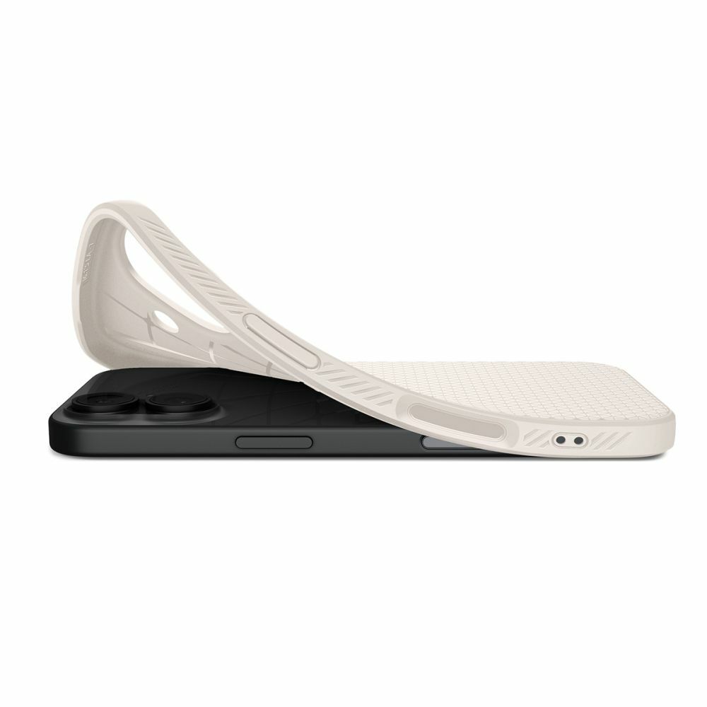 ETUI SPIGEN LIQUID AIR ACS10372 DO IPHONE 17 - NATURAL TITANIUM