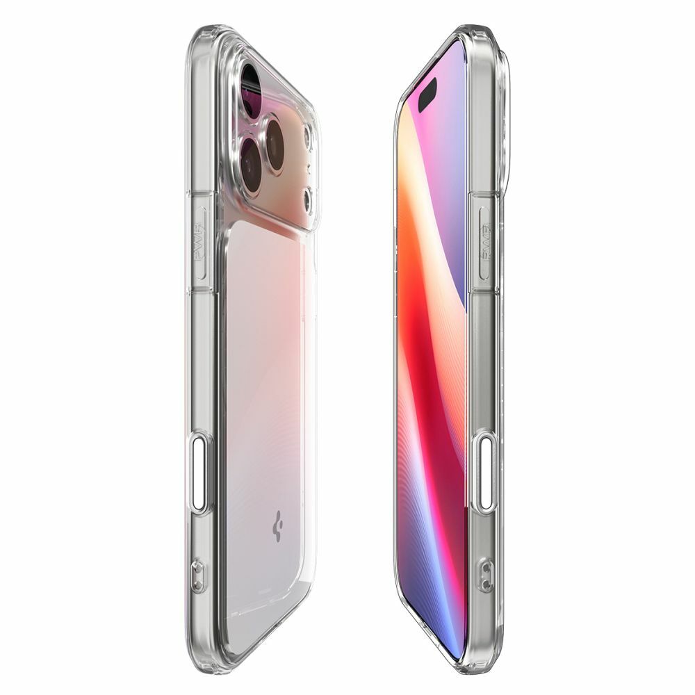 ETUI SPIGEN ULTRA HYBRID "T" MAG MAGSAFE ACS10280 DO IPHONE 17 PRO MAX - CLEAR/WHITE