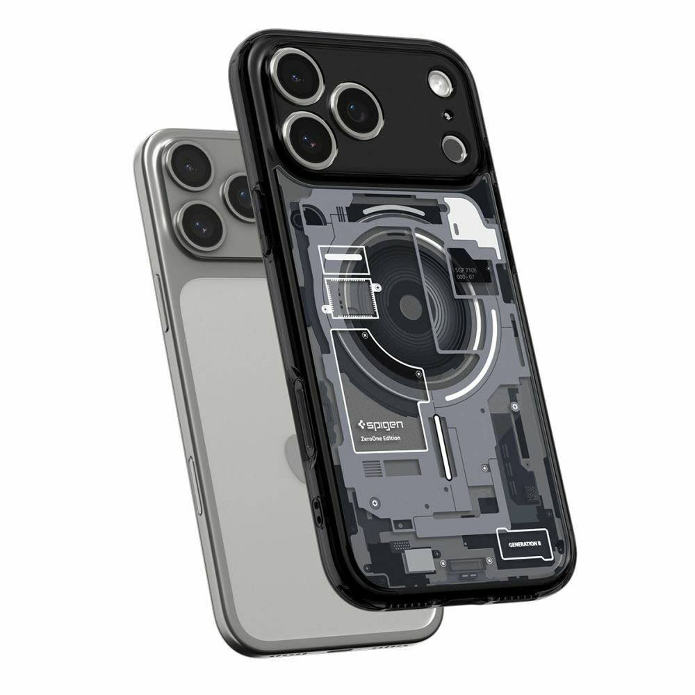 ETUI SPIGEN ULTRA HYBRID MAG MAGSAFE ACS10289 DO IPHONE 17 PRO MAX - ZERO ONE BLACK