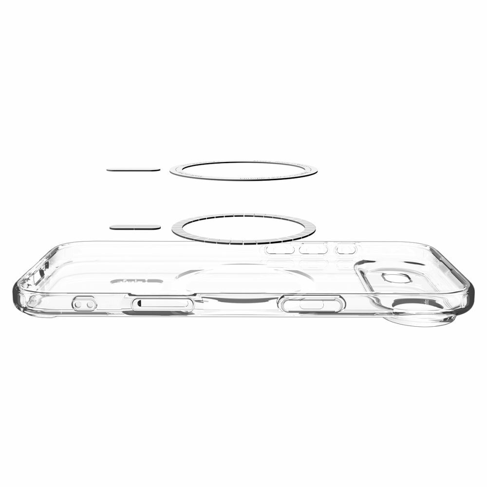 ETUI SPIGEN ULTRA HYBRID MAG MAGSAFE ACS10314 DO IPHONE 17 AIR - CLEAR/GRAPHITE