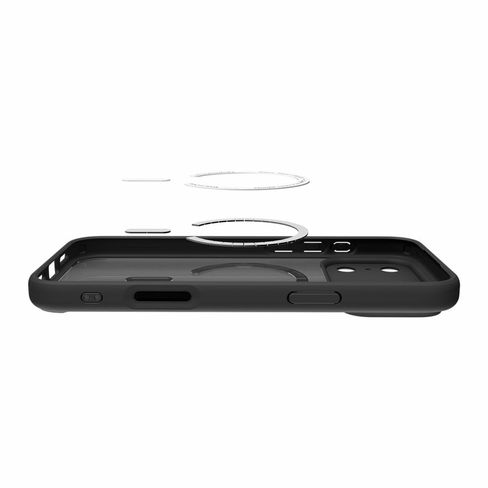 ETUI SPIGEN ULTRA HYBRID MAG MAGSAFE ACS10349 DO IPHONE 17 PRO - FROST BLACK