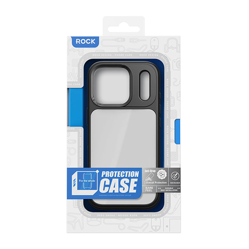 ROCK ETUI GUARD LENS PROTECTION SERIES DO IPHONE 17 PRO PRZEZROCZYSTO-CZARNE