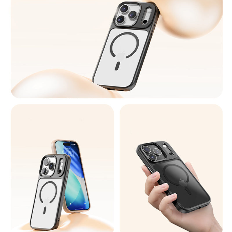 ROCK ETUI GUARD LENS PROTECTION SERIES MAGNETIC DO IPHONE 17 AIR PRZEZROCZYSTO-CZARNE