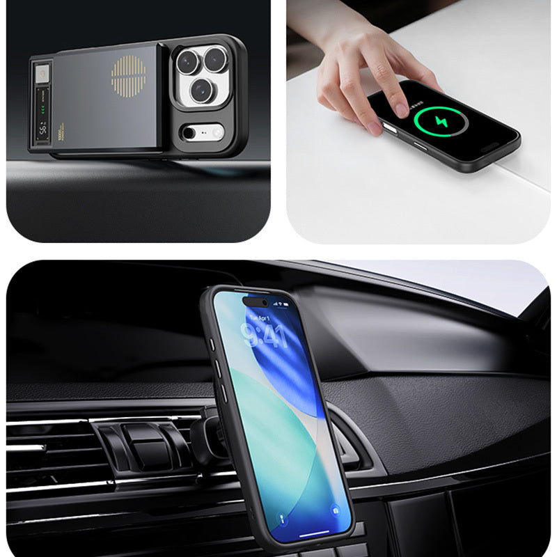 ROCK ETUI GUARD LENS PROTECTION SERIES MAGNETIC DO IPHONE 17 AIR PRZEZROCZYSTO-CZARNE