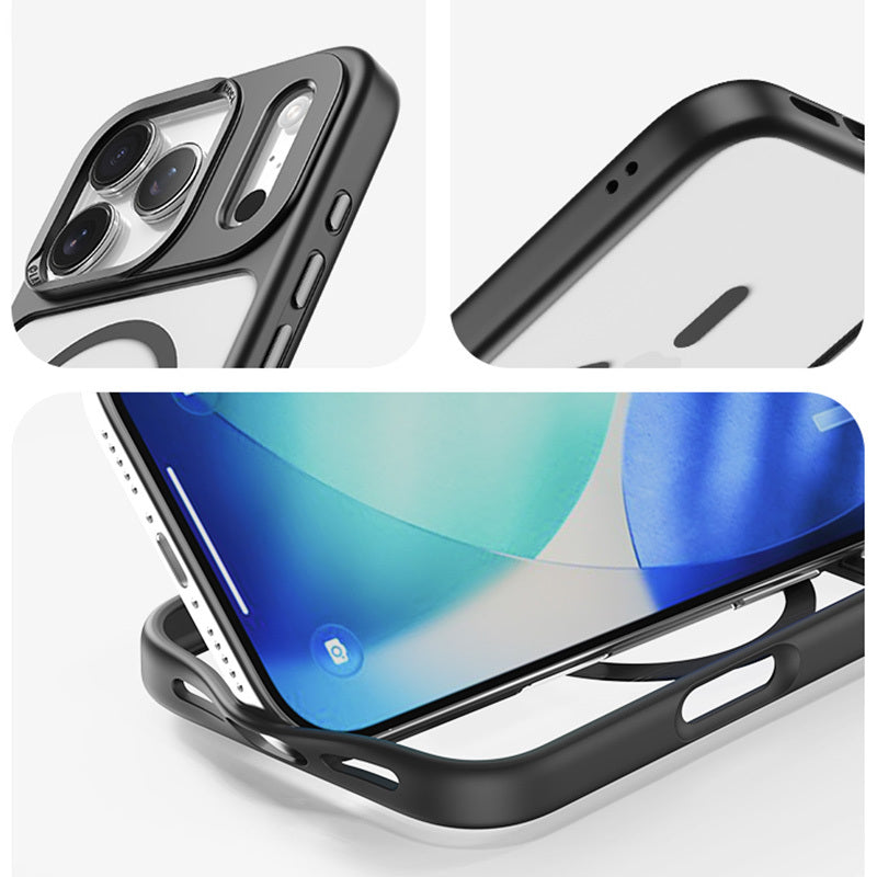 ROCK ETUI GUARD LENS PROTECTION SERIES MAGNETIC DO IPHONE 17 AIR PRZEZROCZYSTO-CZARNE