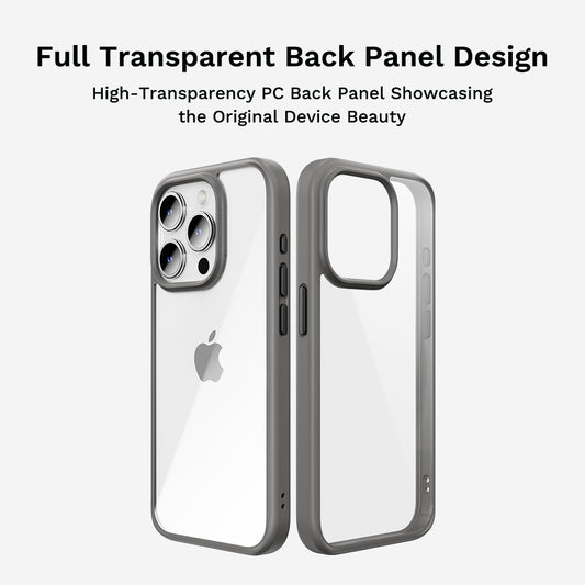 ROCK ETUI GUARD SERIES DO IPHONE 16 PRO MAX PRZEZROCZYSTO-CZARNE