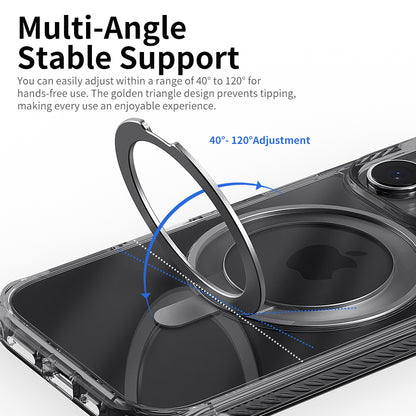 ROCK ETUI ROTATING STAND CRYSTAL SERIES MAGNETIC DO IPHONE 16 CZARNE