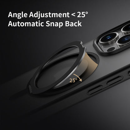 ROCK ETUI ROTATING STAND SOFT TOUCH SERIES MAGNETIC DO IPHONE 16 PRO ZŁOTE
