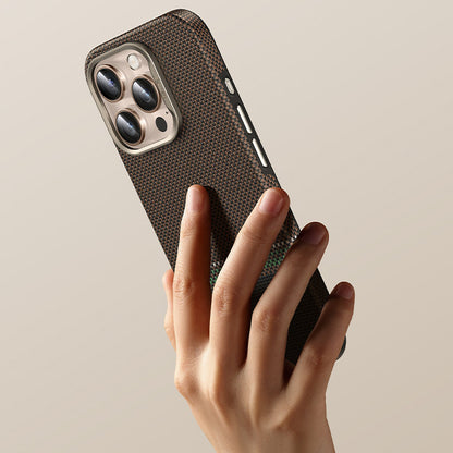 BENKS ETUI MAGNETIC ARMOR PRO PRESTIGE KEVLAR 600D (Y066) DO IPHONE 16 PRO MAX (CAMERA CONTROL BUTTON)