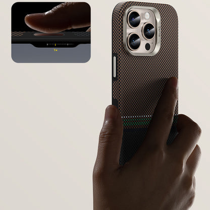 BENKS ETUI MAGNETIC ARMOR PRO PRESTIGE KEVLAR 600D (Y066) DO IPHONE 16 PRO MAX (CAMERA CONTROL BUTTON)