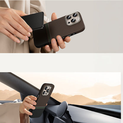 BENKS ETUI MAGNETIC ARMOR PRO PRESTIGE KEVLAR 600D (Y066) DO IPHONE 16 PRO MAX (CAMERA CONTROL BUTTON)