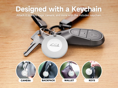 LIFEMATE LOKALIZATOR GPS BLUETOOTH LIFETAG TRACKER HD-P16-3 ANDROID + ETUI BRELOK BIAŁY