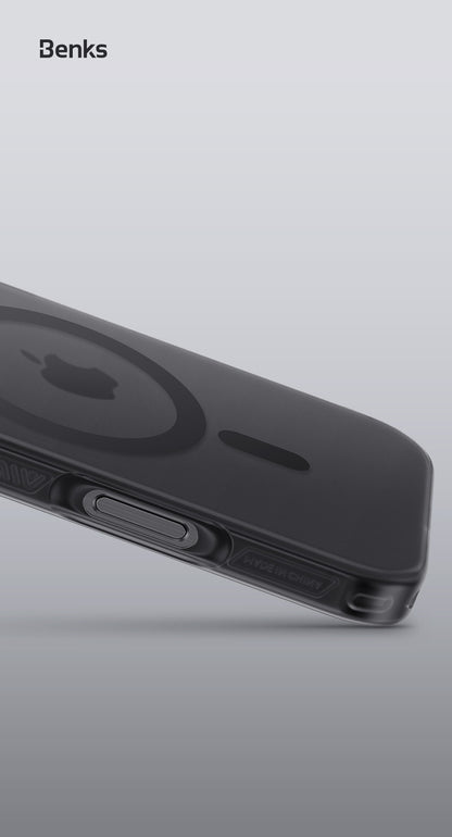 BENKS ETUI MAGNETIC LUCID ARMOR (C066) DO IPHONE 16 PRO MAX ZŁOTY (CAMERA CONTROL BUTTON)