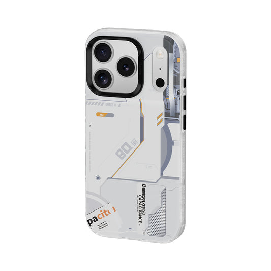 BENKS ETUI DYNAMIC MAGNETIC MECHA (E070) DO IPHONE 17 PRO MAX BIAŁY (CAMERA CONTROL BUTTON)
